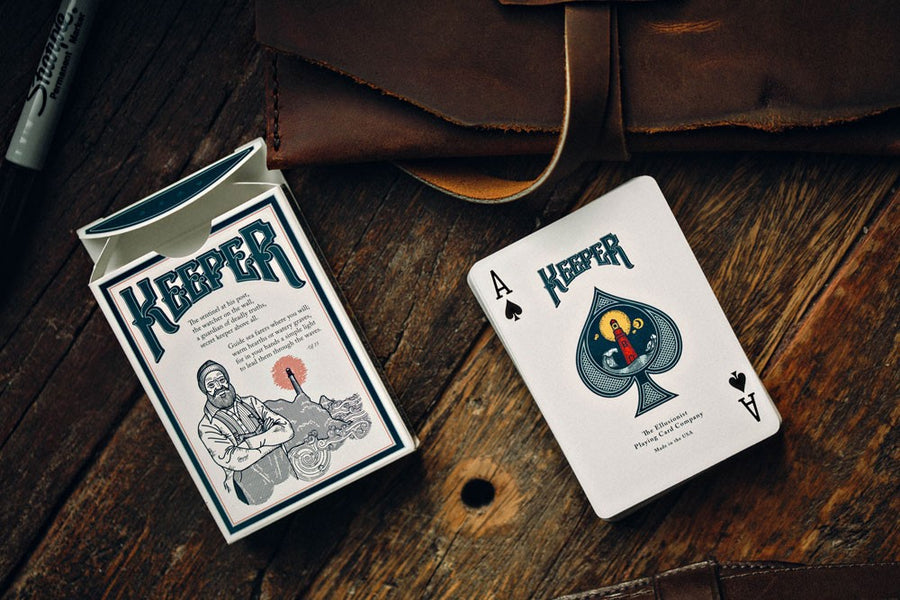 Blue Keepers Playing Cards - CARDVOCATE.COM