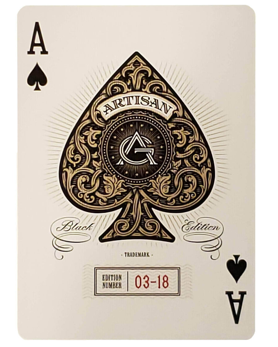 Artisan Black Playing Cards - CARDVOCATE.COM
