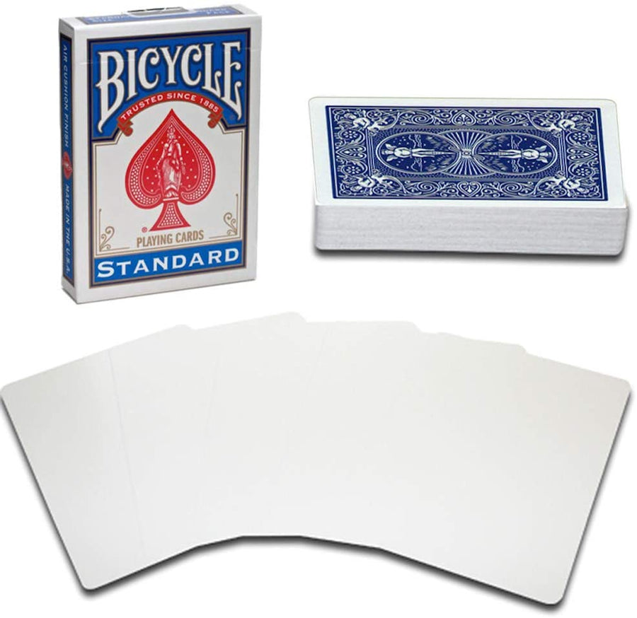 Bicycle® Blank Face Rider Back Blue