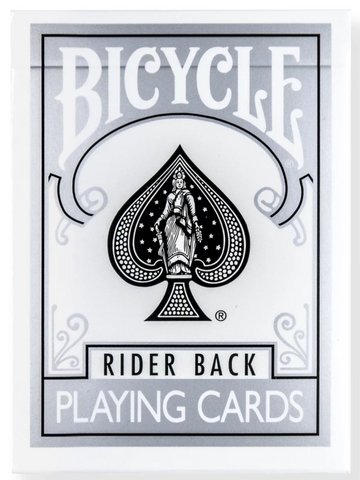 Bicycle® Rider Back Silver