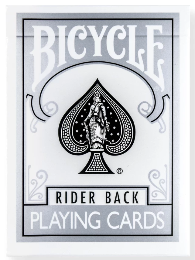 Bicycle® Rider Back Silver