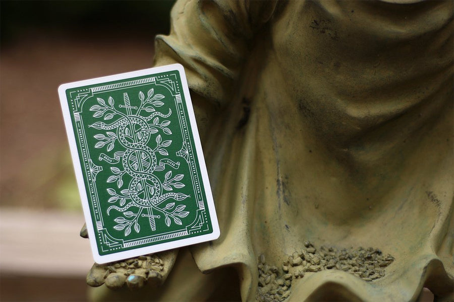 Green Monarch Playing Cards - CARDVOCATE.COM