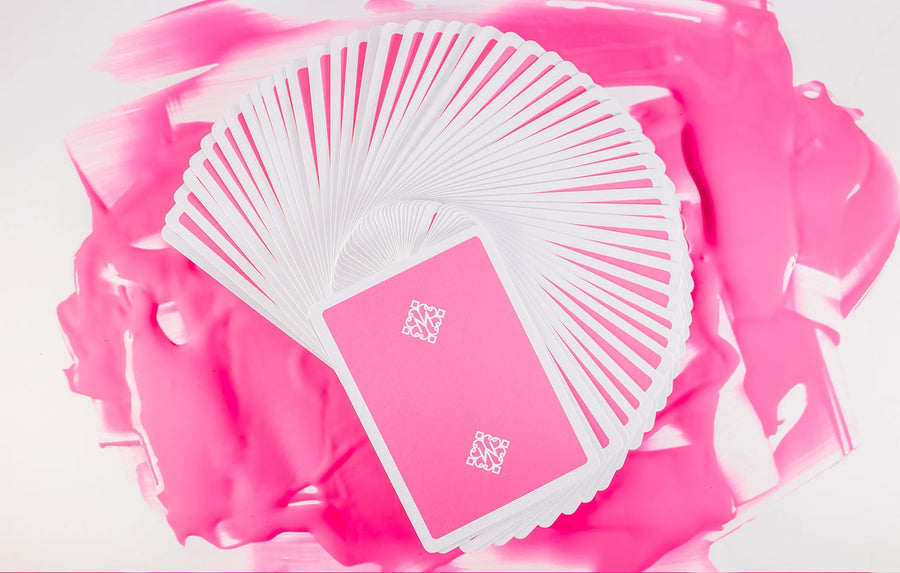Pink Madison Rounders Playing Cards - CARDVOCATE.COM