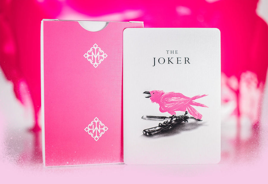 Pink Madison Rounders Playing Cards - CARDVOCATE.COM