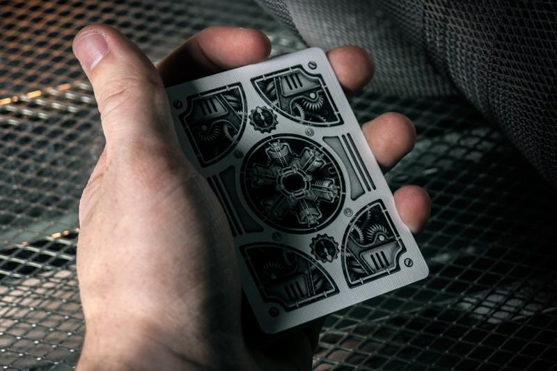 Bicycle® Silver Steam Punk Playing Cards - CARDVOCATE.COM