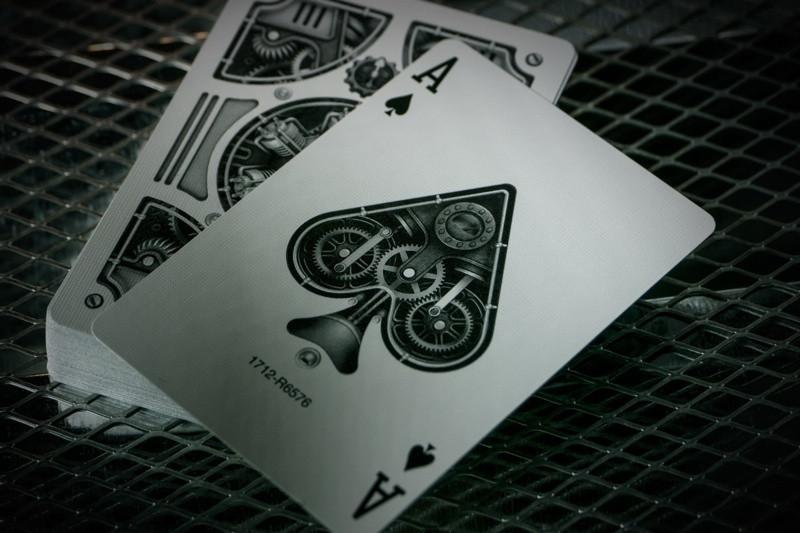 Bicycle® Silver Steam Punk Playing Cards - CARDVOCATE.COM